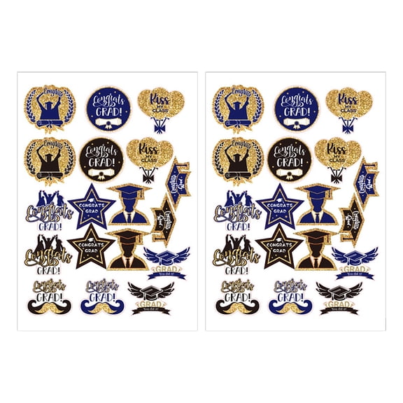 SMKE Class Of 2026 Sticker Labels,Graduation Thank You Stickers For Party Favors,Grad Favor Bag Stickers,Graduation Stickers Set,Black & Gold 2-Sheet Round Labels for Invitations,Cards,Candy Bags