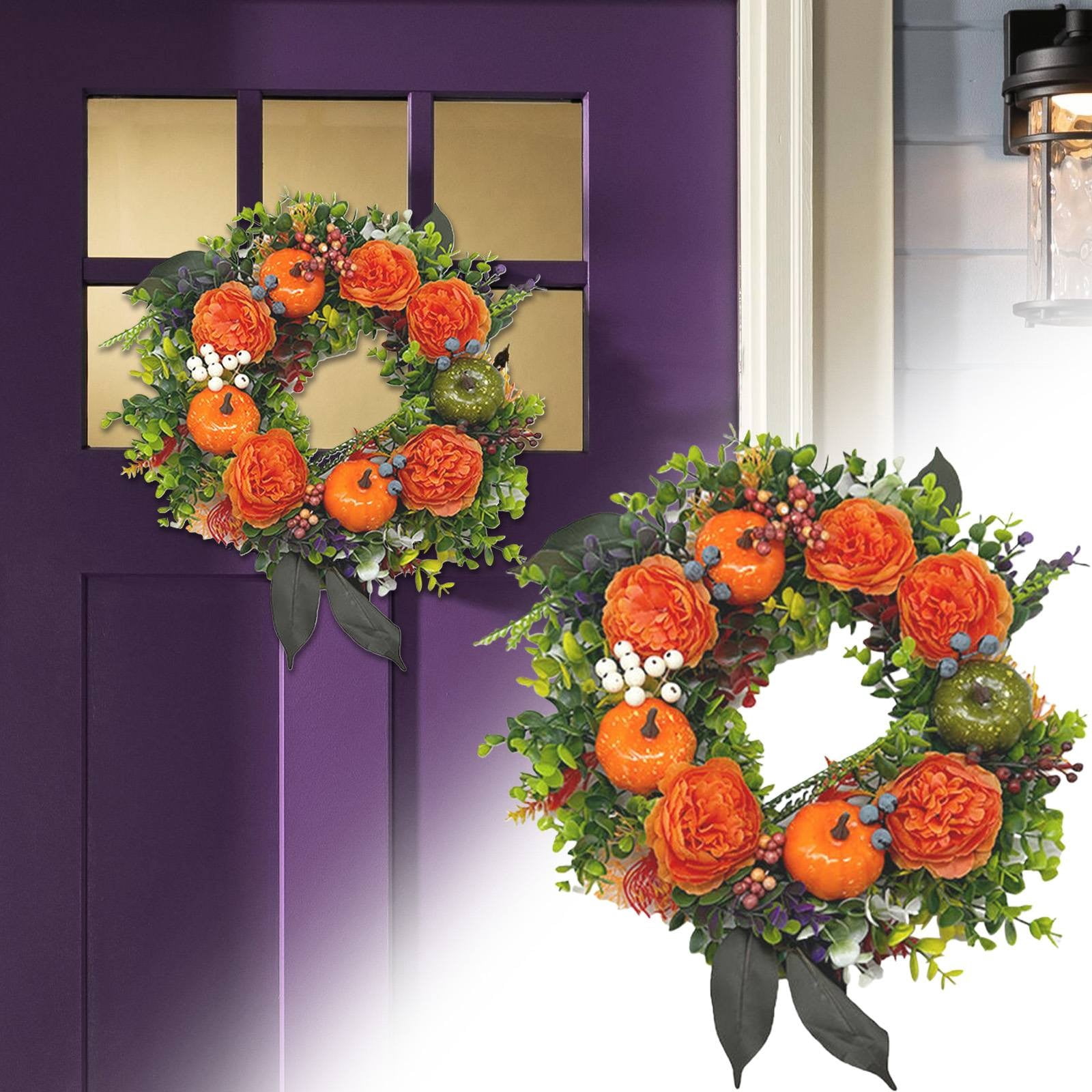 SMKE Clearance End Of Year Clearance Wreath For Front Door - Autumn