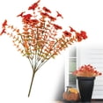 thumbnail image 1 of SMKE Fall Artificial Florals,1Pc Orange Brown 13.7" Trumpet Flower,Uv Resistant Weatherproof Florals,Harvest Festival Flower Arrangement,Floral Bouquet Arrangement,Vase Floral Stem Decor, 1 of 9