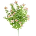 thumbnail image 1 of SMKE Faux Flower Spray Duo,Fade-Resistant Outdoor Decor For Porch,Veranda,Patio,Maintenance Free,2-Pack Artificial Flower Stem,Pink 13.4-Inch Plastic Memorial Bouquet for Cemetery,Hanging Window Box, 1 of 5