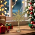 thumbnail image 1 of SMKE Glitter Snowflake Tree Topper,Metal Star Xmas Treetop,Sparkling Gem Snowflake Tree Topper,Snowflake Xmas Decor,Holiday Tree Top Ornament,Glitter Treetop Snowflake Decor Gold A 8.34", 1 of 3
