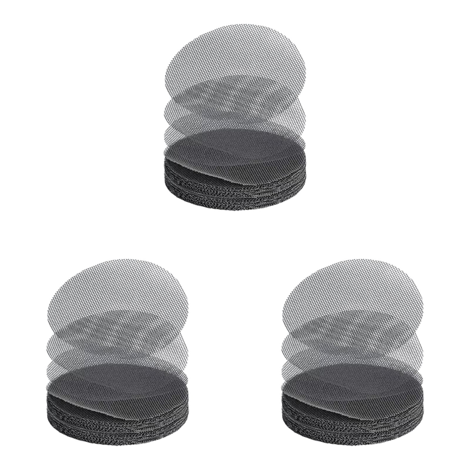 SMKE Mesh Pot Drainage Covers - Fiberglass Rounds To Prevent Soil Loss For Indoor Planter,Round Pot Bottom Mesh,Flower Pot Hole Mesh 150pc - 1",2",4" Round for Soil Loss Prevention Bonsai Bottom Grid