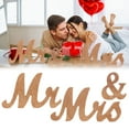 thumbnail image 1 of SMKE Mr And Mrs Sign For Wedding Party Table,Wedding Decorations For Reception,Wedding Signs Rose Gold, 1 of 4