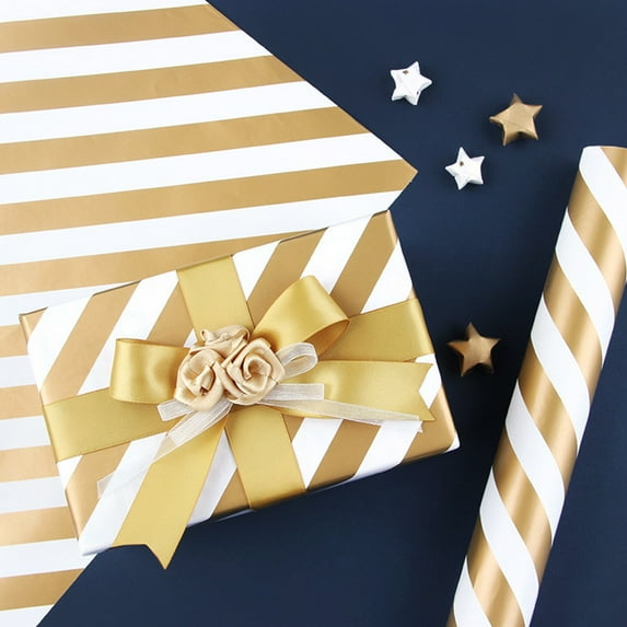 SMKE Multicolored Christmas Wrapping Paper,Art Wrapping Paper Floral Paper Decoration,Coated Paper Roll,Floral Holiday Craft Decoration For Artful Home Gift Packaging Festive Holiday Wedding Decor A