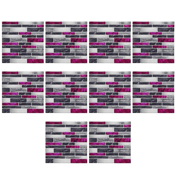 SMKE Peel And Stick Wall Tile 3D Adhesive Backsplash Tile For Kitchen, Bathroom 3D Wall Panels,Peel And Stick Tile,Sticker Backsplash Kitchen,Sticky Backsplash For Kitchen,Kitchen Wallpaper.