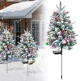 thumbnail image 1 of SMKE Pre-Lit Outdoor Christmas Tree With Remote,Timer,Multi-Color Lights,Battery Operated Lighted Frosted Christmas Pathway Urn Filler,Christmas Porch Decorations For Home & Yard, 1 of 9