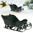 thumbnail image 1 of SMKE Santa Sleigh Christmas Decor Sleigh Sculpture For Table Top Holiday Home Decorations Black 11.22X5X3.93In, 1 of 9