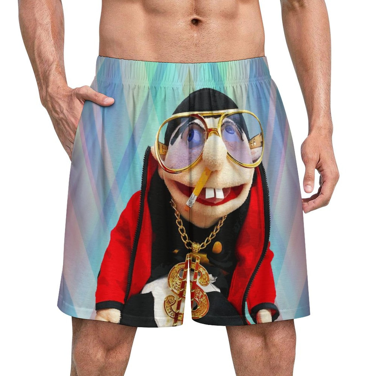 SML Jeffy Rapper Pajama Pants For Men Lounge Shorts Bottoms Sleepwear ...