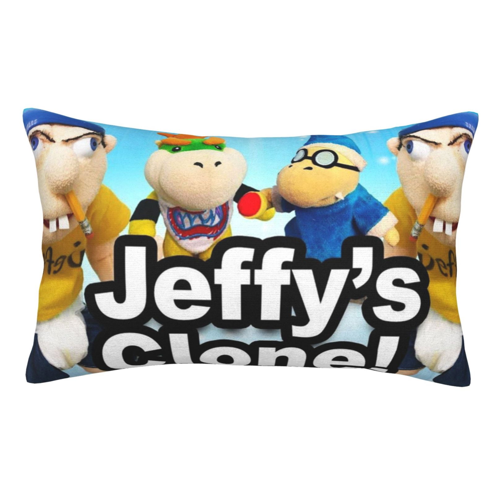 SML Movie Jeffy Game Pillowcase Decor Cushion Pillow Covers With Hidden ...