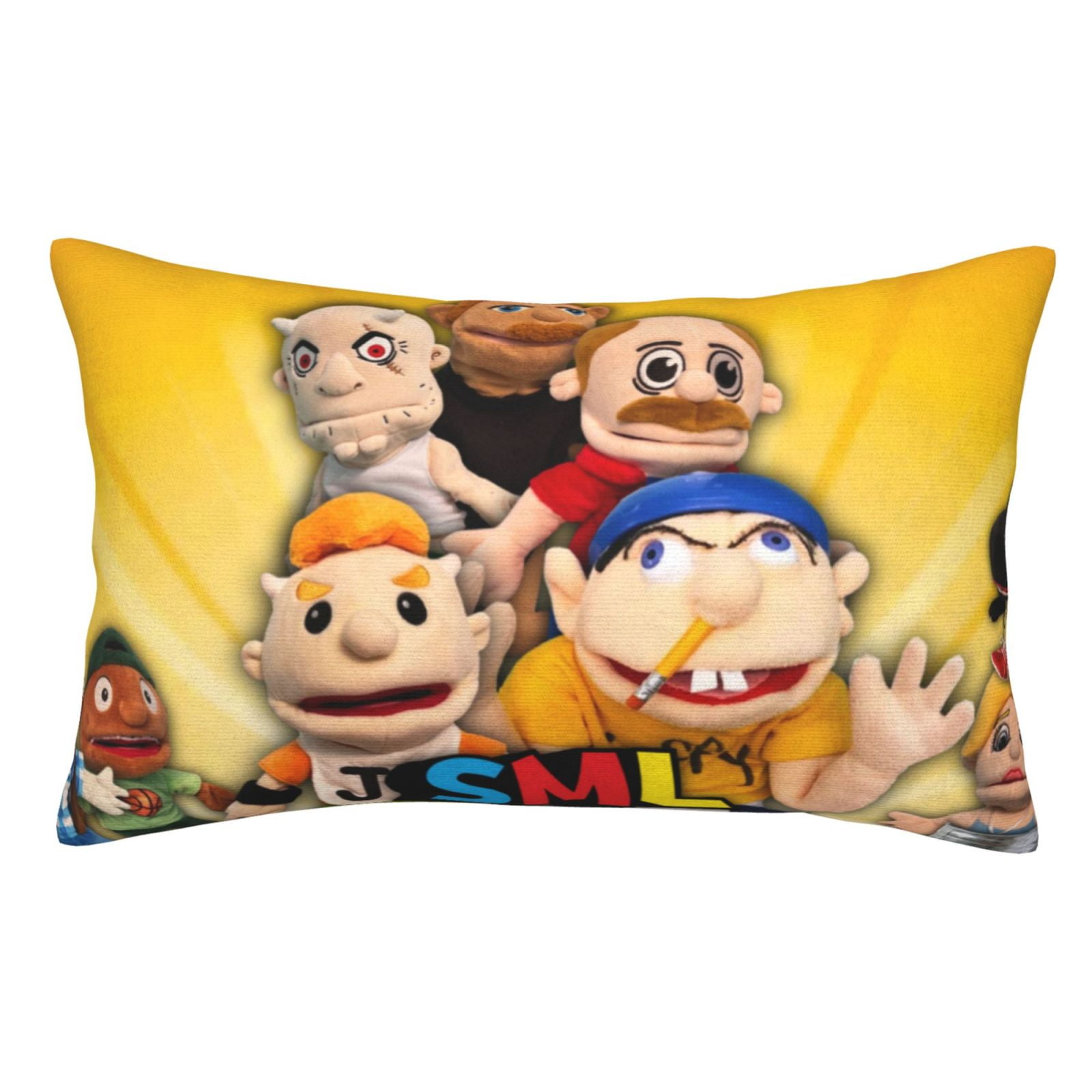 SML Movie Jeffy Pillowcase Decor Cushion Pillow Covers With Hidden ...