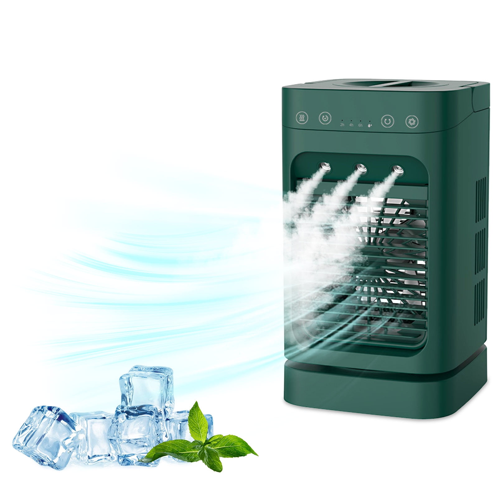 SMLNKOFN Portable Air Conditioner 3 Cold Wind Speeds 3 Mist Levels,UsbPowered Evaporative Air