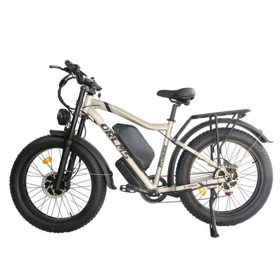 SMLRO MX500 Electric Bike – 2000W Dual Motors, 52V 25Ah, 24" Fat Tires, Hydraulic Disc Brakes, Full Suspension