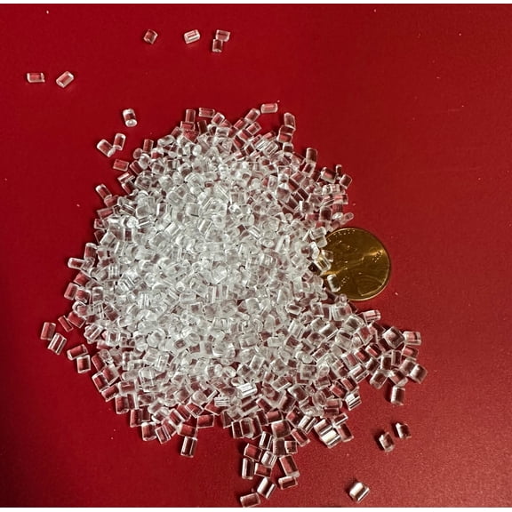 SMMA NAS 30 Styrene Plastic Pellets Resin Material Clear 10 Lbs. (27 MI) NAS30