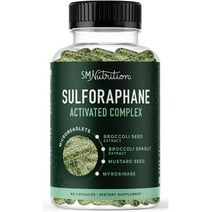 SMNutrition Sulforaphane Complex Broccoli Seed Extract | Cellular Health Supplement | 60 Ct