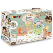 SMOBY Flower Market - Kids DIY 100 Piece Set, Build Your Own Fabric Flower Bouquets, Arts & Crafts For Ages 3+