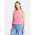thumbnail image 1 of Free Assembly Women's Smocked Top with Peplum Hem, Sizes XS-XXL, 1 of 5