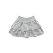 Wonder Nation Tween Girl's Smocked Tiered Skirt, Sizes 4-18