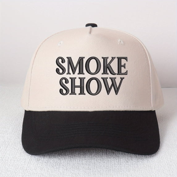 SMOKE SHOW Embroidered Trucker Hat | Confident Women's Streetwear Cap, Adjustable Fashion & Statement Piece