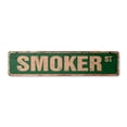 thumbnail image 1 of SMOKER Vintage Plastic Street Sign cooker bbq bar-b-que grill grilling | Indoor/Outdoor |  24" Wide, 1 of 4