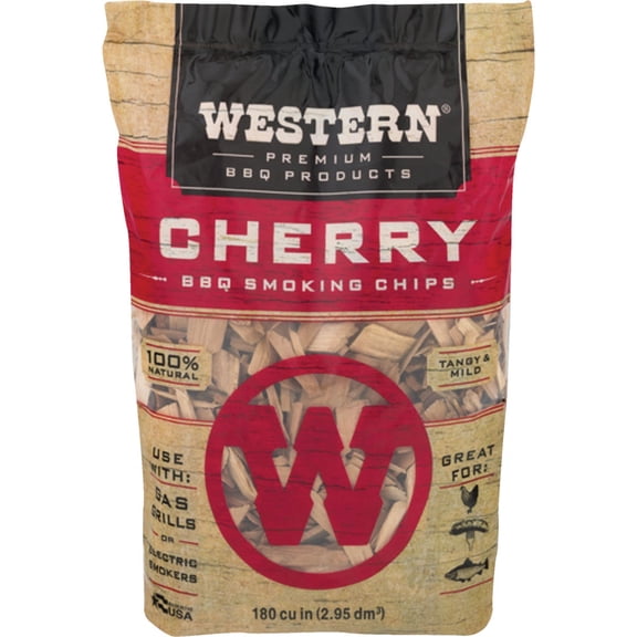 W. W. Wood Cherry Smoking Chip - Cherry Flavor - 180 Cu. In.
