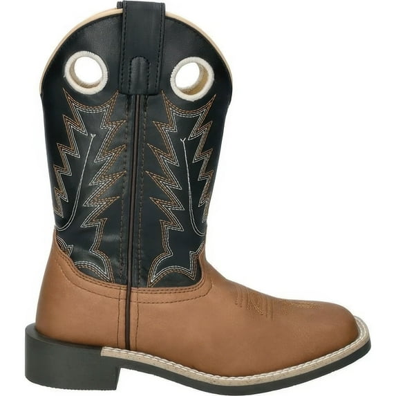 SMOKY MOUNTAIN BOOTS Boys El Paso Western Brown and Black Boots, Size: 10.5, Width:R