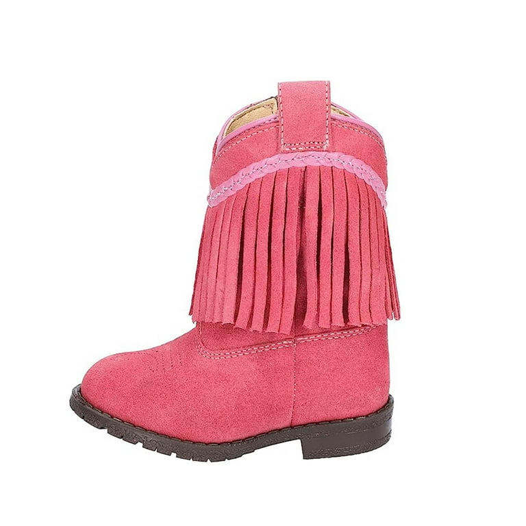 SMOKY MOUNTAIN BOOTS Girls Hopalong Western Boots Color Pink Size 7 3574T 7R