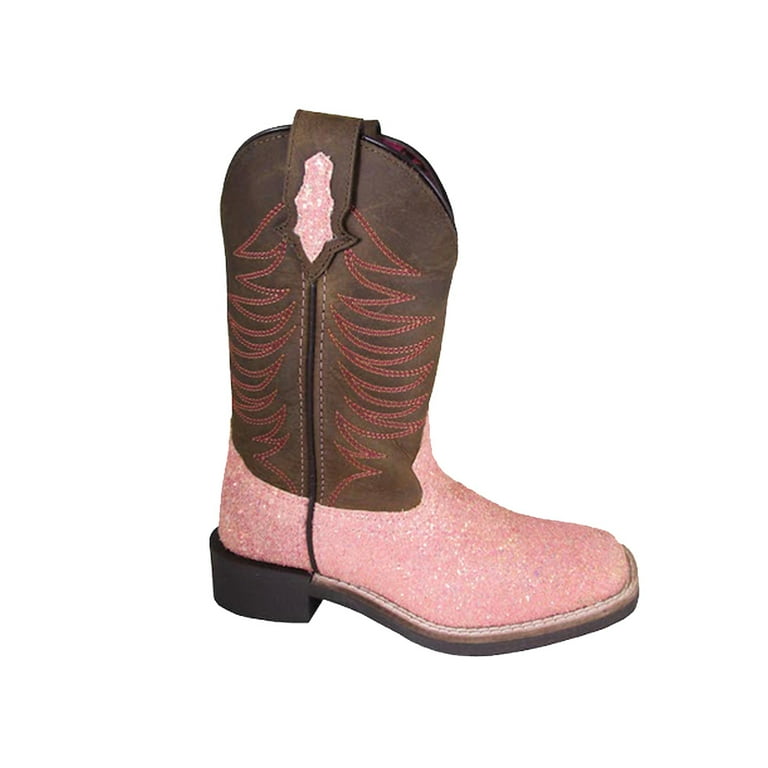 SMOKY MOUNTAIN BOOTS Kid s Ariel Leather Western Boot Color Pink