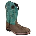 thumbnail image 1 of SMOKY MOUNTAIN BOOTS Kids Jesse Western Boots, Color: Brown Distress/Turquoise, Size: 11.5, Width: R, 1 of 6