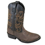 Smoky Mountain Western Boots Boys Monterey Leather Brown Black 1575Y