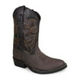 thumbnail image 1 of SMOKY MOUNTAIN BOOTS Unisex Kids' Monterey Western Boots, Color: Brown/Black, Size: 8, 1 of 9