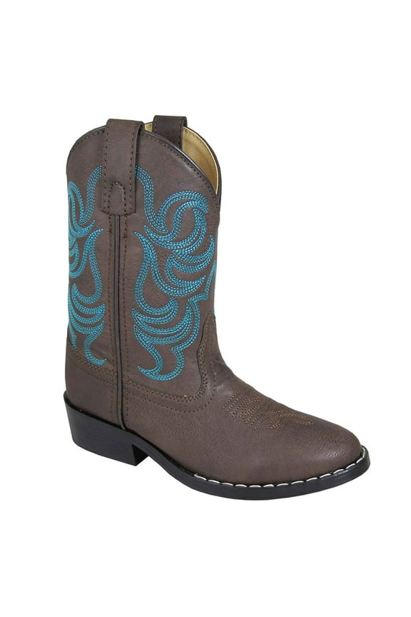 Kids Monterey Western Boots, Color: Brown, Size: 10, Width: R (1623C-10R)