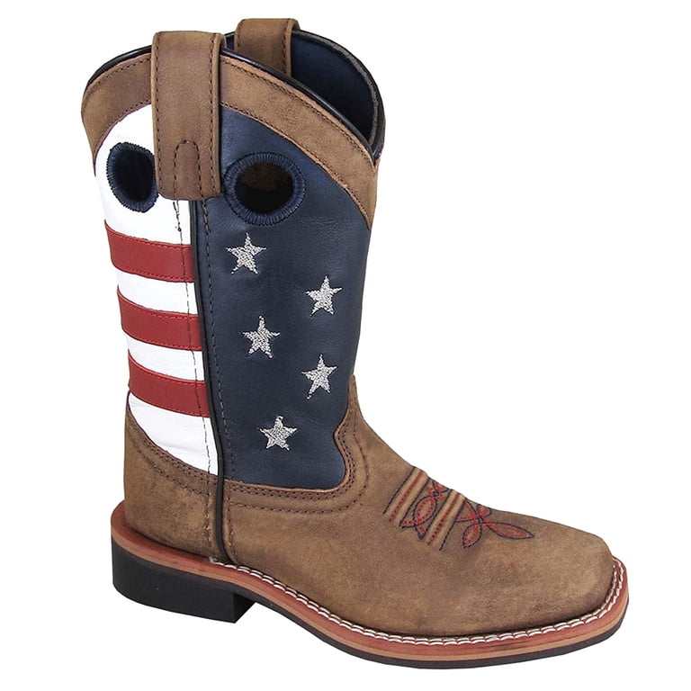 SMOKY MOUNTAIN BOOTS Youth Stars And Stripes Western Boots 