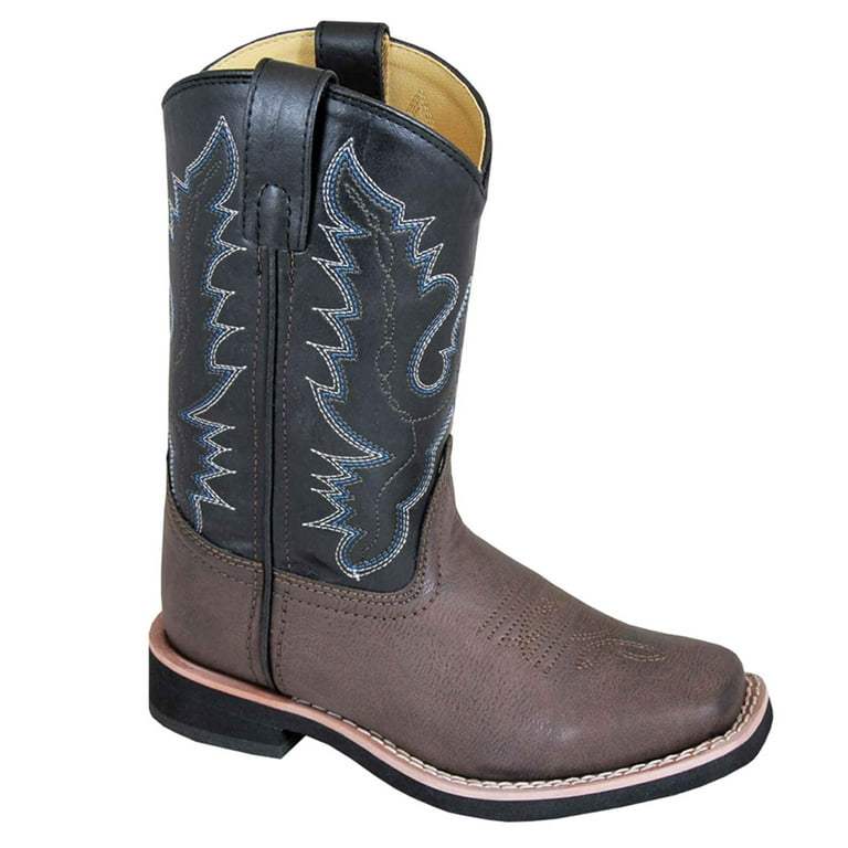 SMOKY MOUNTAIN BOOTS Kids Tyler Western Boots Color Brown Black Size 10.5 Width R 1625C 10.5R Walmart