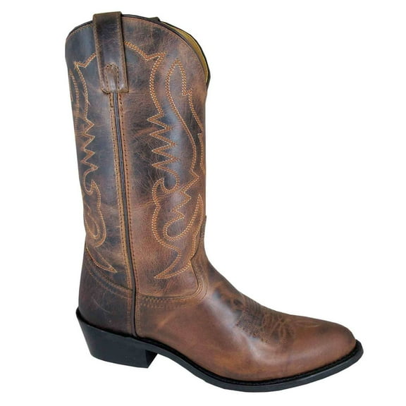 SMOKY MOUNTAIN BOOTS Men's Denver Leather Western Boots, Color: Brown, Size: 12-EE