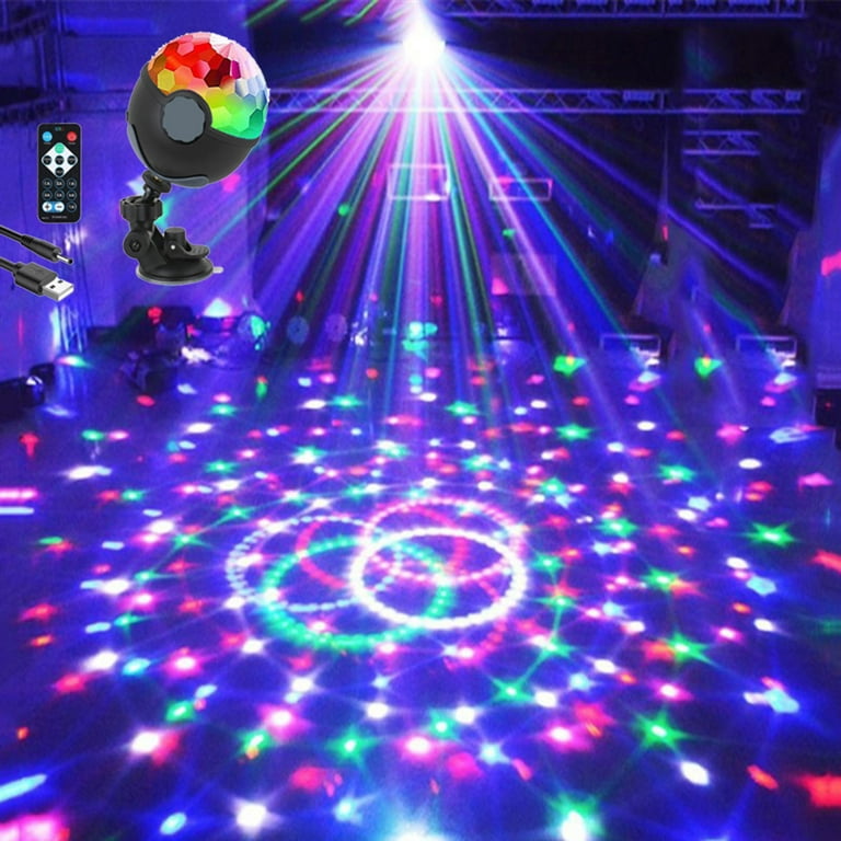 Portable Sound Activated Party Lights, Outdoor Indoor Battery