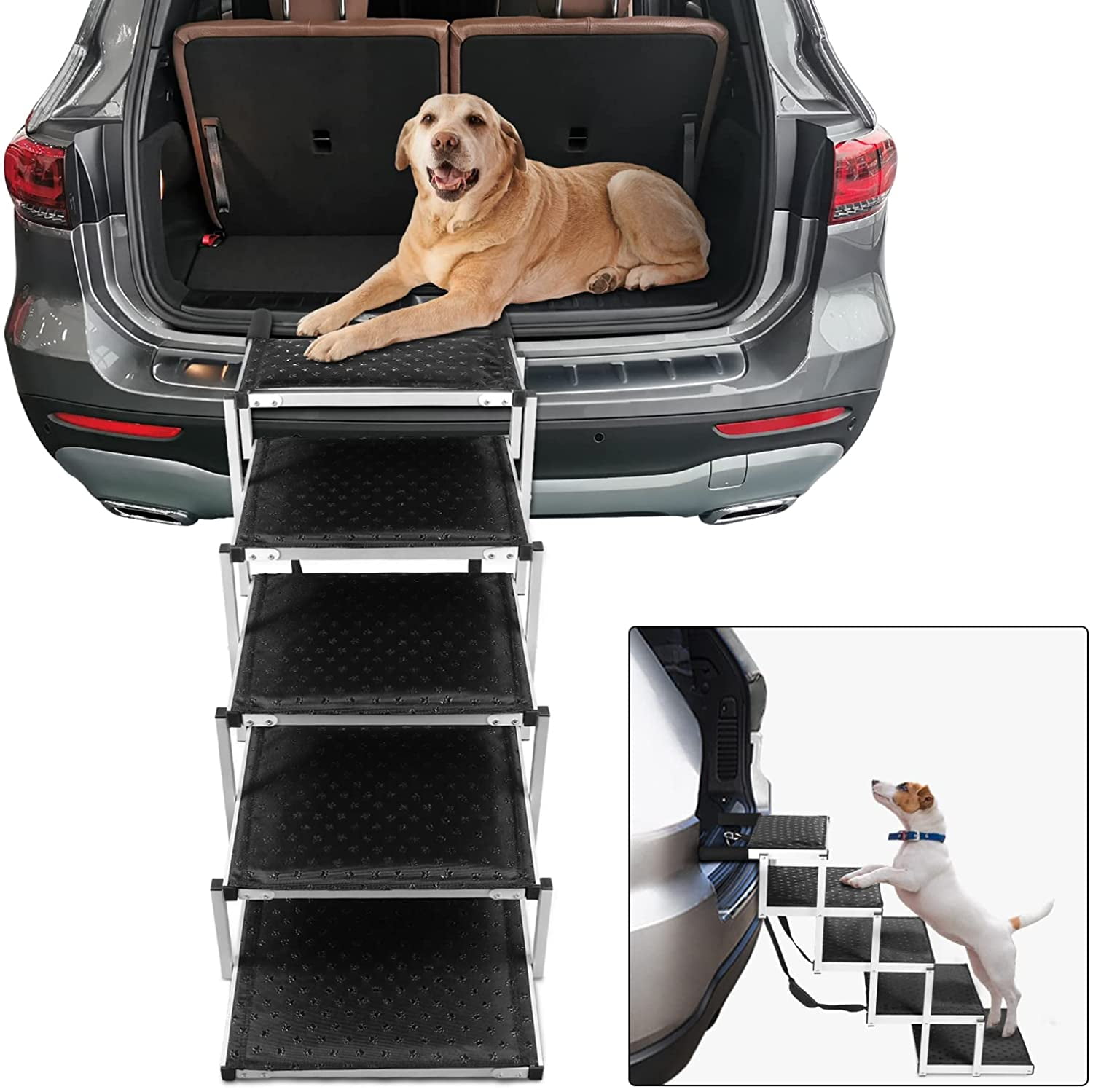 SMONTER Portable Dog Stairs for Large Dogs, Kuwait Ubuy