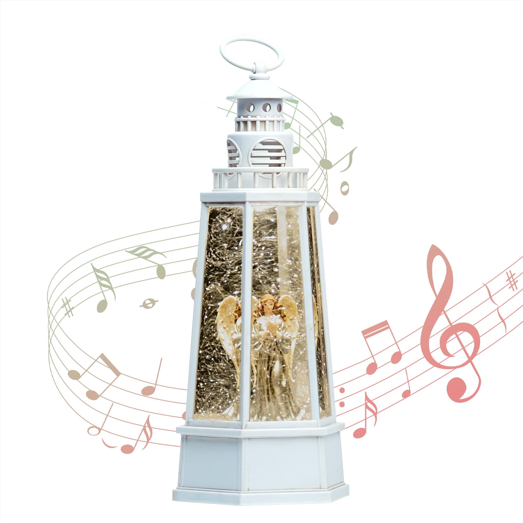 Lighted christmas lighthouse