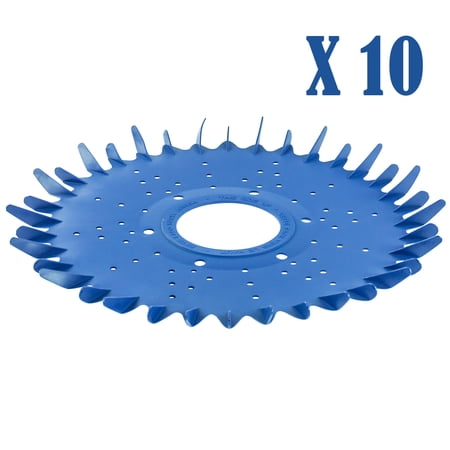 SMOPS In-Ground Pool Cleaner | 10 Pack of Replacement Finned Discs