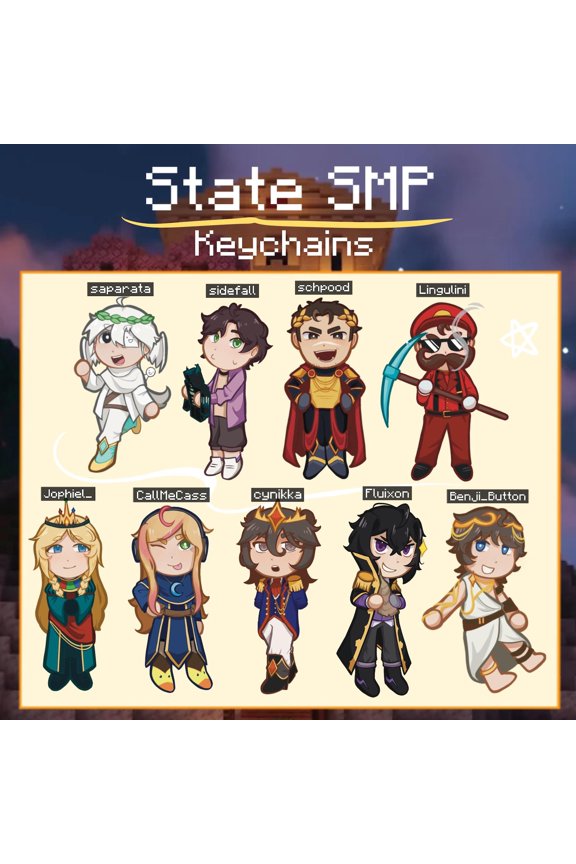 SMP Fan Series 2'' Epoxy Charms/keychains Acrylic Keychain, random 1 pack