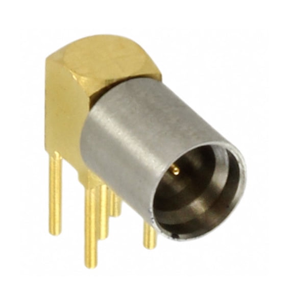 SMP-MSLD-PCT-6 SMP Connector Jack, Male Pin 50 Ohms Through Hole, Right Angle Solder