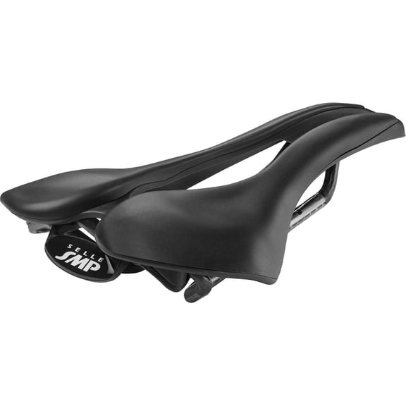 SMP Selle, EVO 20C Bike Saddle w/Carbon Rails Black