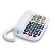 SMPL Hands-Free Dial Photo Memory Big Button Phone for Seniors - One-Touch Dialing, Large Buttons, Hearing Impaired Phones for Elderly, Alzheimers, Dementia.