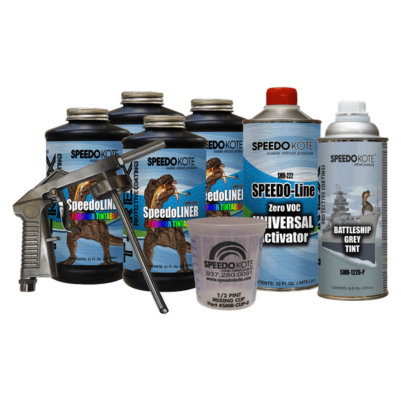 SMR-1000BG-K4 T-Rex Battleship Grey Bed Liner