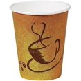 thumbnail image 2 of Dopaco 4854-D10SHCSWL PE Swirl 10 Oz SQ Hot Cup, Pack Of 1000 2 of 13