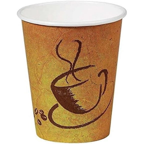 International Paper Soho Design Disposable Paper Cups, 12 oz, Soho Design, Brown, 1000 Count