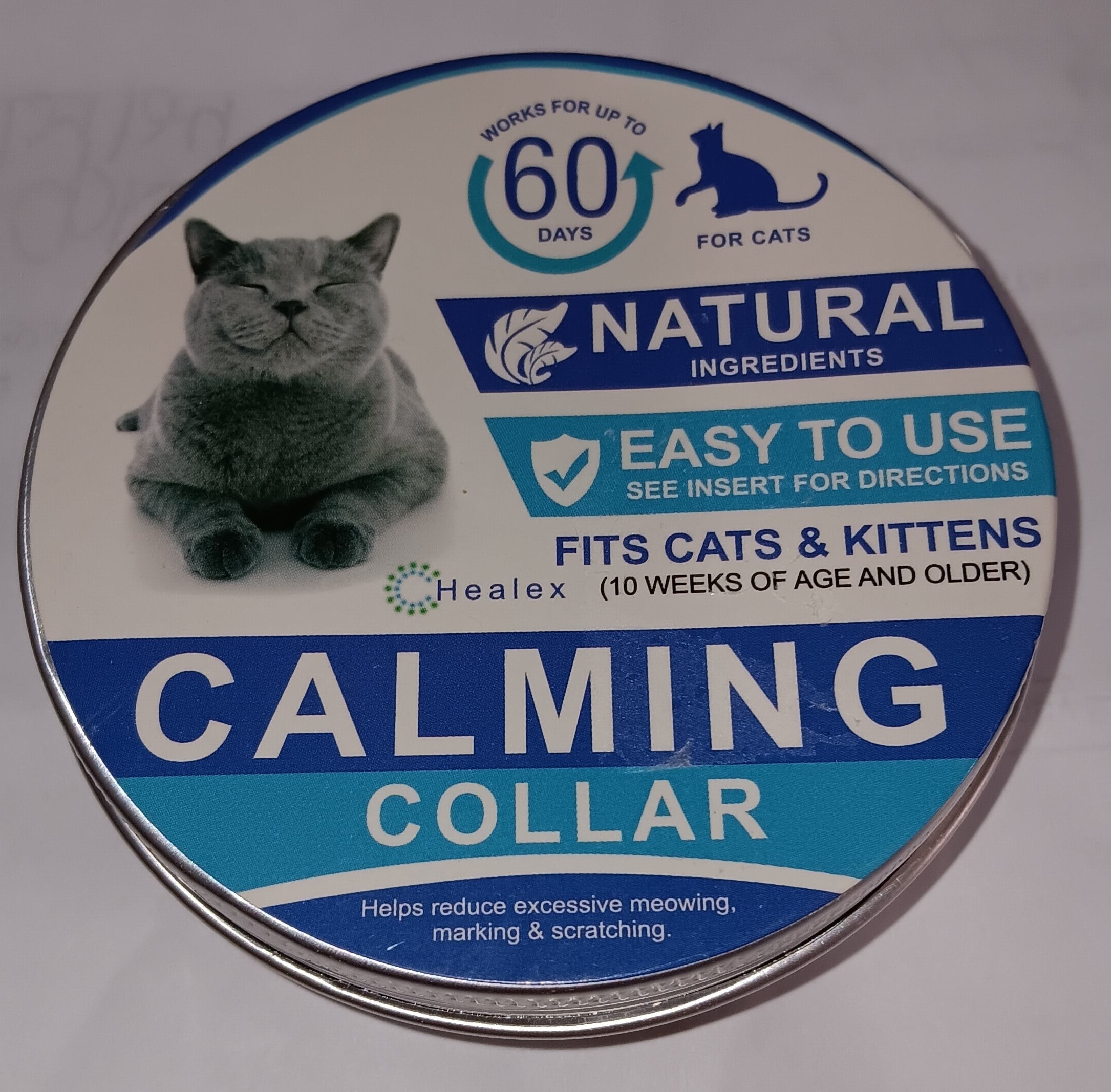 SMR Again LLC Calming Adult Cat Collar, Purple, 1 Piece