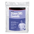 thumbnail image 1 of Buffalo Industries (68524) Contractor Grade 3-Player SMS Disposable Coverall Size XXL Pack of 1 - Protection from Paint Particulates Liquids Sprays Powders Fiberglass and Sanding Dust, 1 of 2