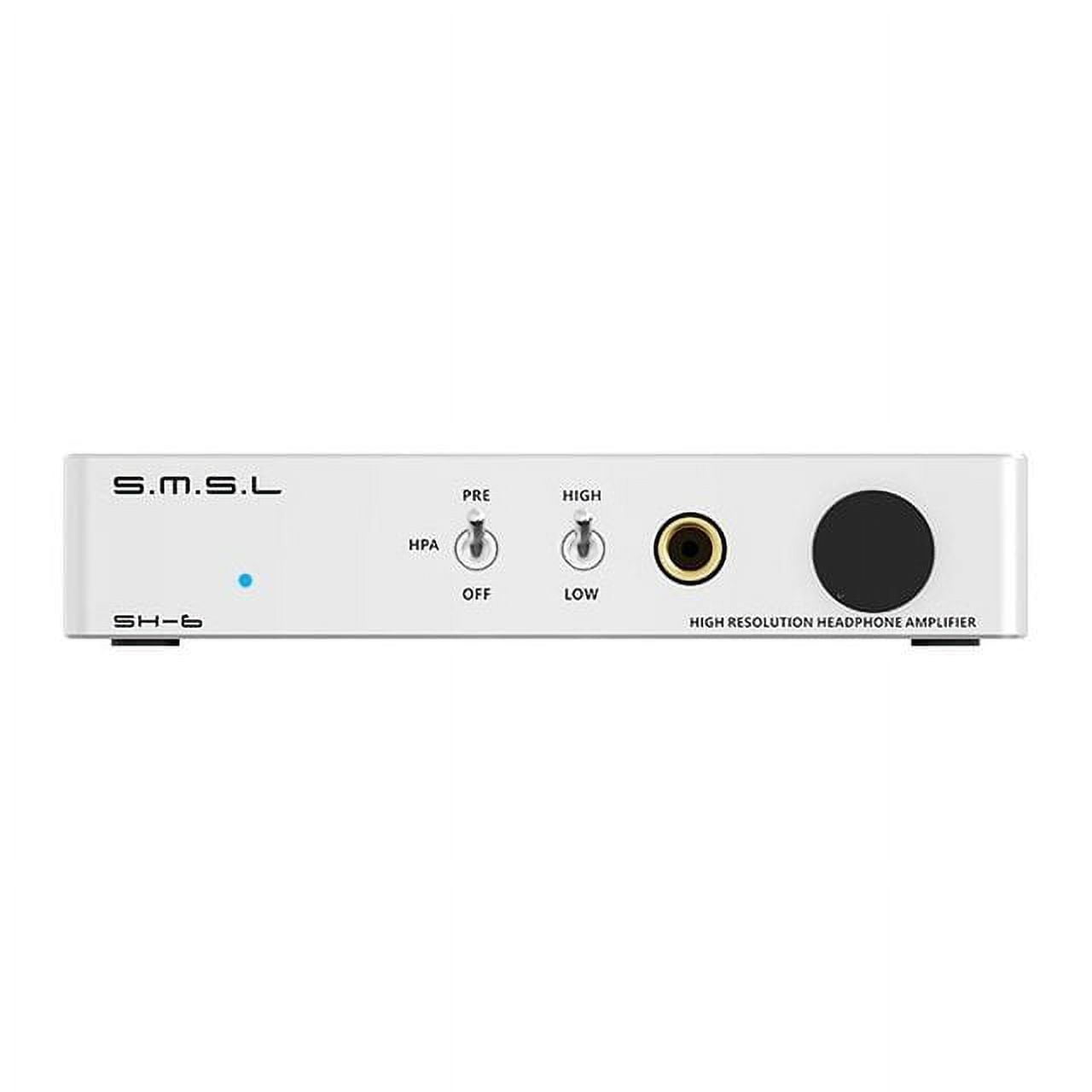 SMSL SH 6 Hifi Music Headphone Amplifier 2 Step Gain Settings Desktop