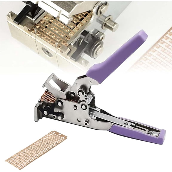 SMT Splice Pliers, Splice Splicing Tool for SMT Reel Tape, Stainless Steel Hardware Tools, Efficient Manual SMD Splicing Cutter Tool(For Edged Copper Snap Fasteners)Q