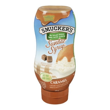 Smucker's Caramel Sundae Syrup 428mL - No Sugar Added, Fat Free